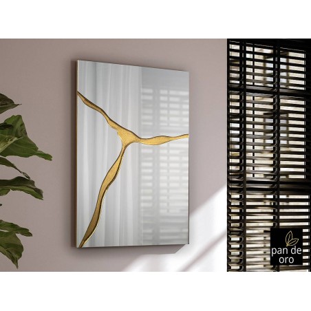 Mirror model SURCOS II rectangular gold without frame Schuller