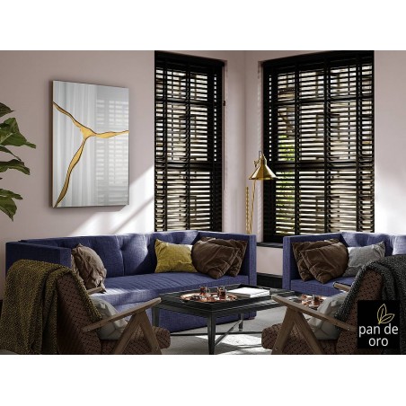 Mirror model SURCOS II rectangular gold without frame Schuller