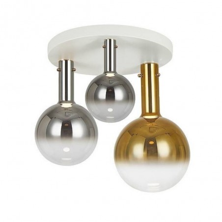Plafon modelo MATICES blanco led dimable 3 luces Schuller