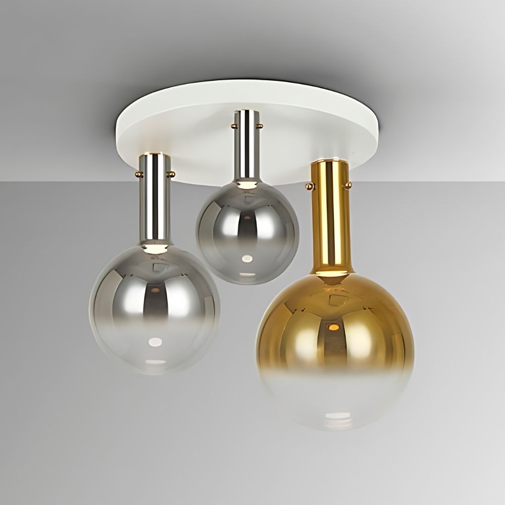 Plafon modelo MATICES blanco led dimable 3 luces Schuller