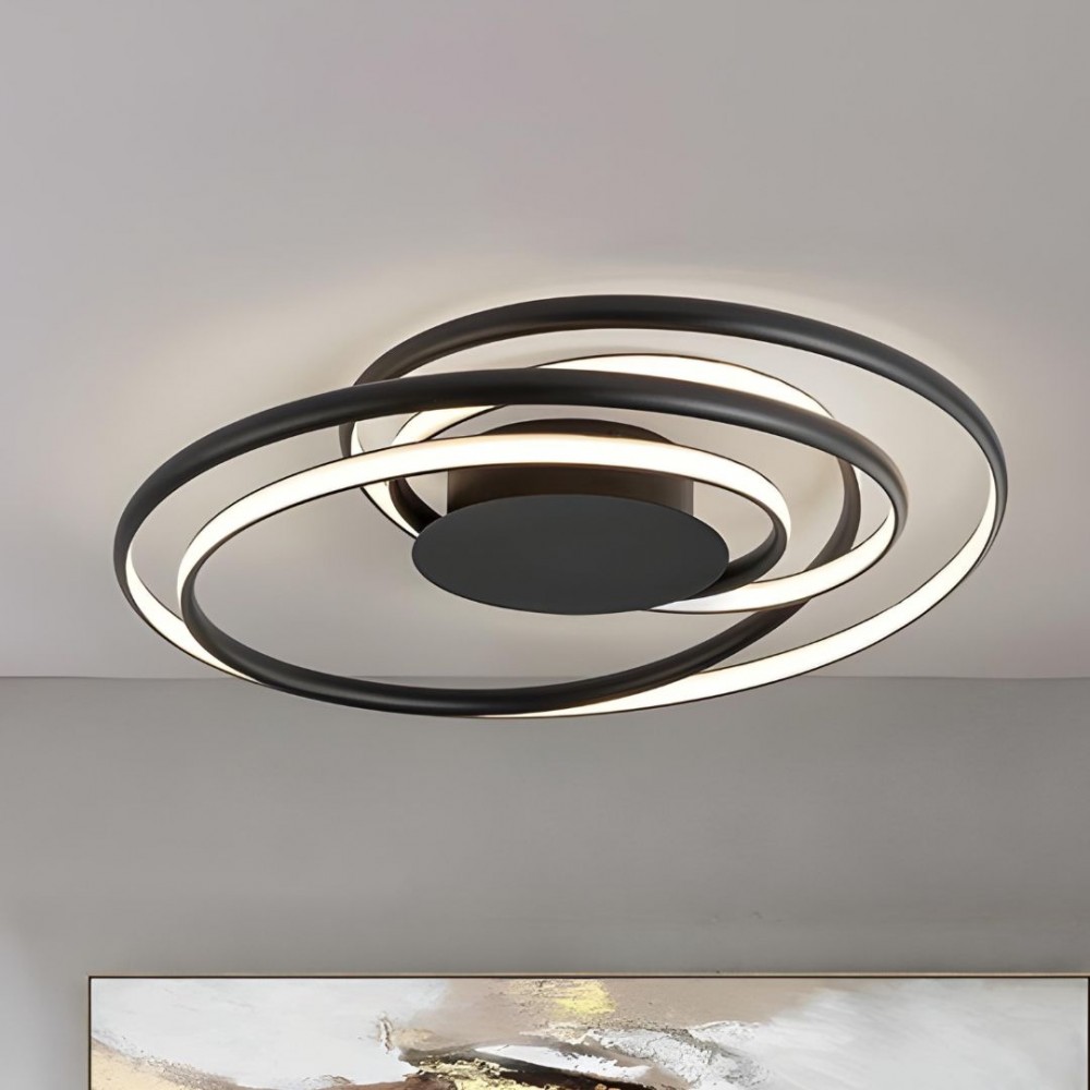Plafon modelo DANZA negro led Dimable  Schuller