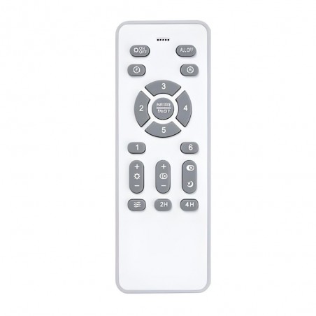 DC MIOK S white silver ceiling fan led 3 temperatures, adjustable, timer AkunaDecor