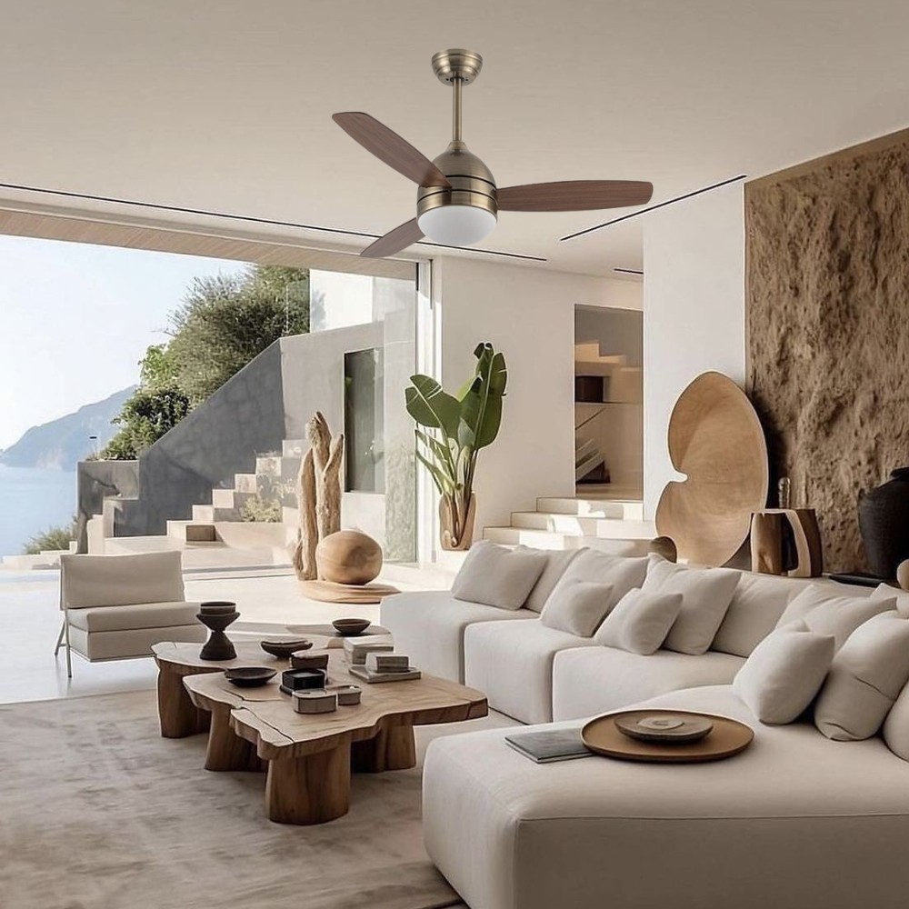 DC MAESTRAL ceiling fan led cct adjustable with Fabrilamp memory