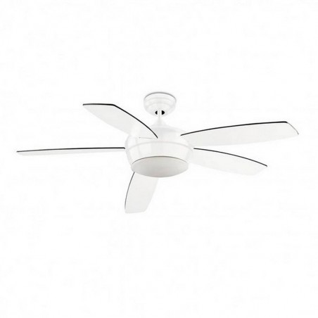 Ventilatore AC SAMAL bianco con telecomando e 3 velocità LEDS-C4