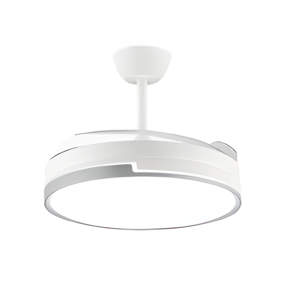 Ventilator Dc Evros 3asp. detachable 107d. 72w White/haya FABRILAMP