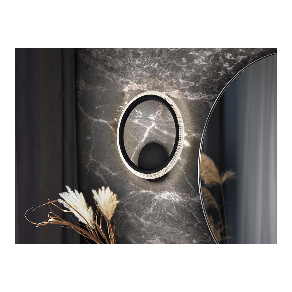 Plafon modelo RING negro led Dimable  Schuller
