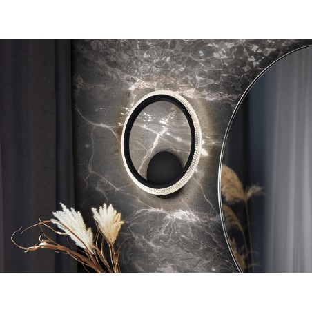 Plafon model RING black led Dimable Schuller