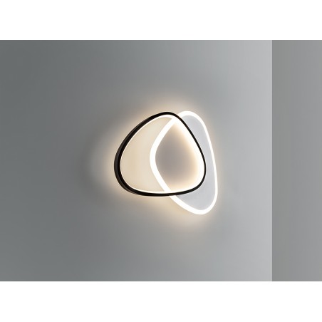 Plafon  modelo ROMO negro blanco led Dimable  Schuller