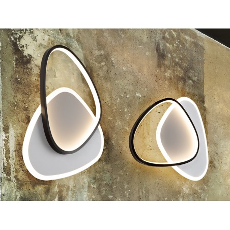 Plafon  modelo ROMO negro blanco led Dimable  Schuller