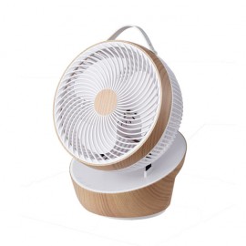 Ventilateur de Supermesa Petirrojo Blanc/bois 25w 12vel 3asp Moteur Dc Remote, minuteur 36,3x27,5x24,8cm