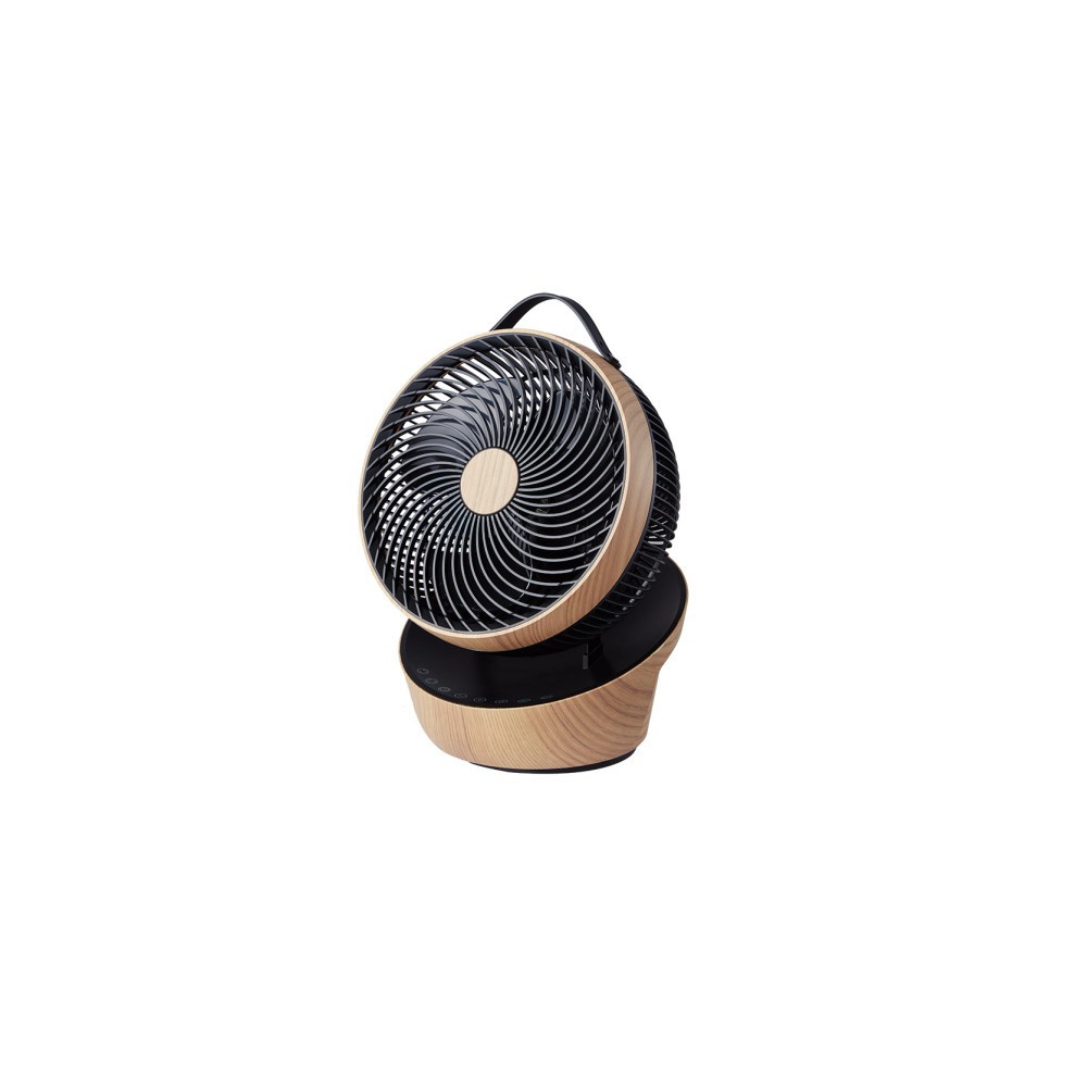Ventilateur Supermese Black/wood 25w 12vel 3asp Motor Dc Remote, timer 36,3x27,5x24,8cm