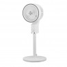 Fan lisse Blanc/chrome 50w 3vel Regx33x33cm Oscillante Fijo Et Revolving