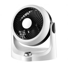 Fan Supermesa Cargo Blanc/Noir 40w 3 étages Fixé et Orientable Revolving 28,3x25,7x19cm