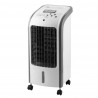 Climatiseur Nirvana Blanc 80w 3vel 4litres Oscillant, accumulateur Frio, moteur, minuterie 57x26x24cm