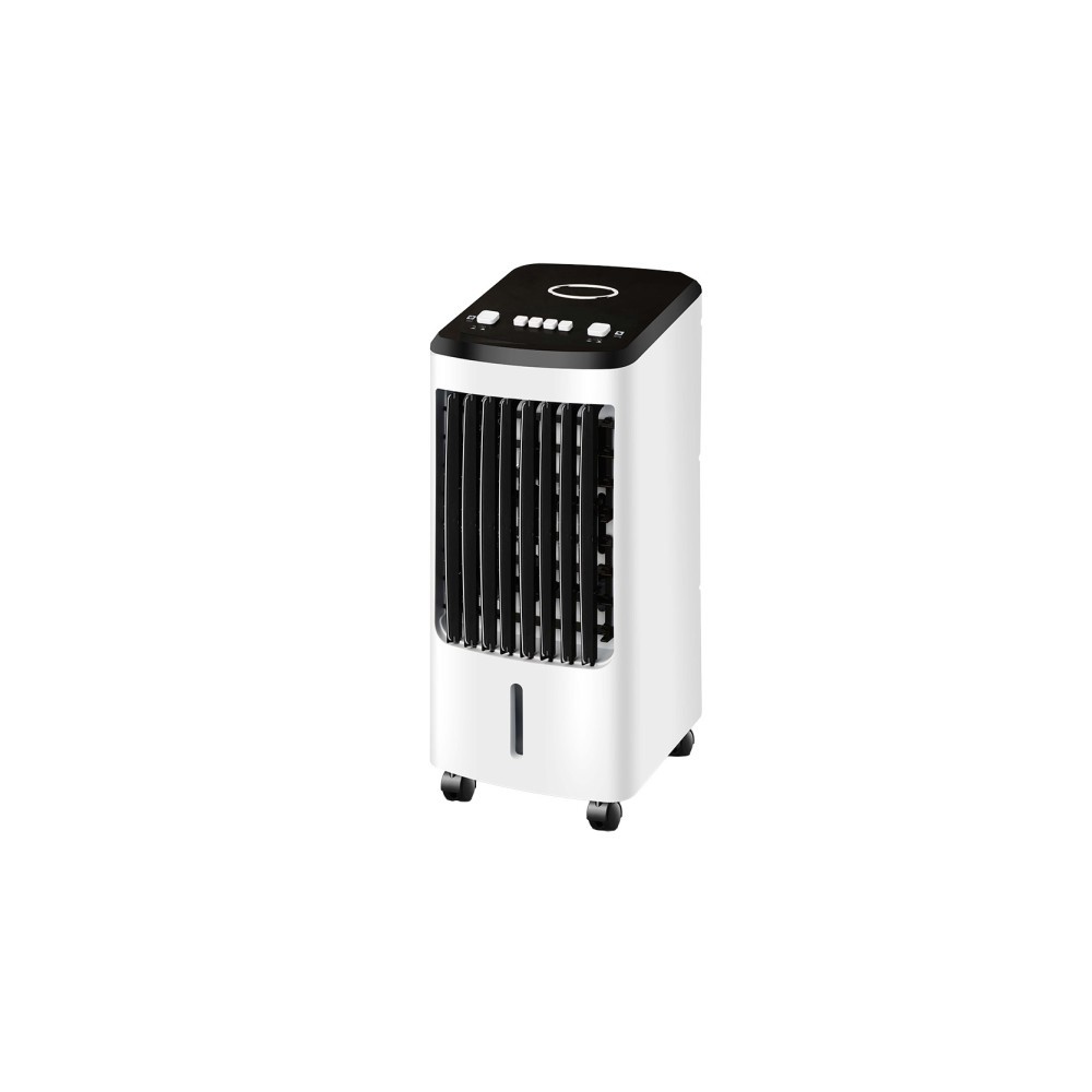 Climatizador Evaporativo Impala Blanco/negro 80w 3vel 4litros Oscilante,portatil C/acumulador De  Frio 57x26,5x23