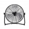 Industrial Ventilator Midas 100w Black/chrome 46d 3 Velocidades,orientable 51x55x22 Cm