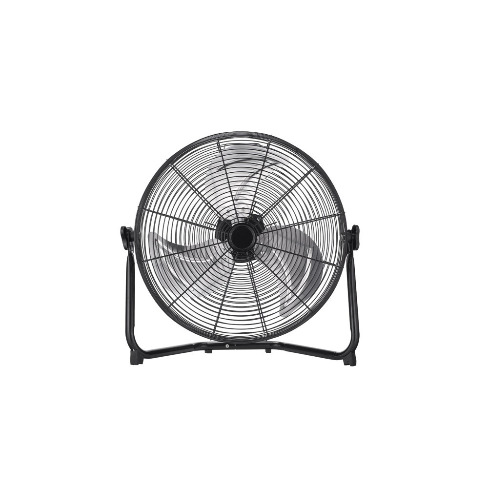 Ventilateur industriel Midas 120w Noir/chrome 55d 3 Velocidades,orientable 59x62x22 Cm