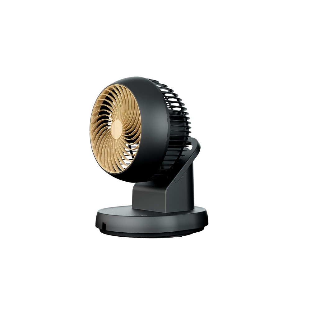 Fan Overmesa Urbel Black/haya 30w 4speed 31,5x 21x24cm Oscillation 3d Remote, timer