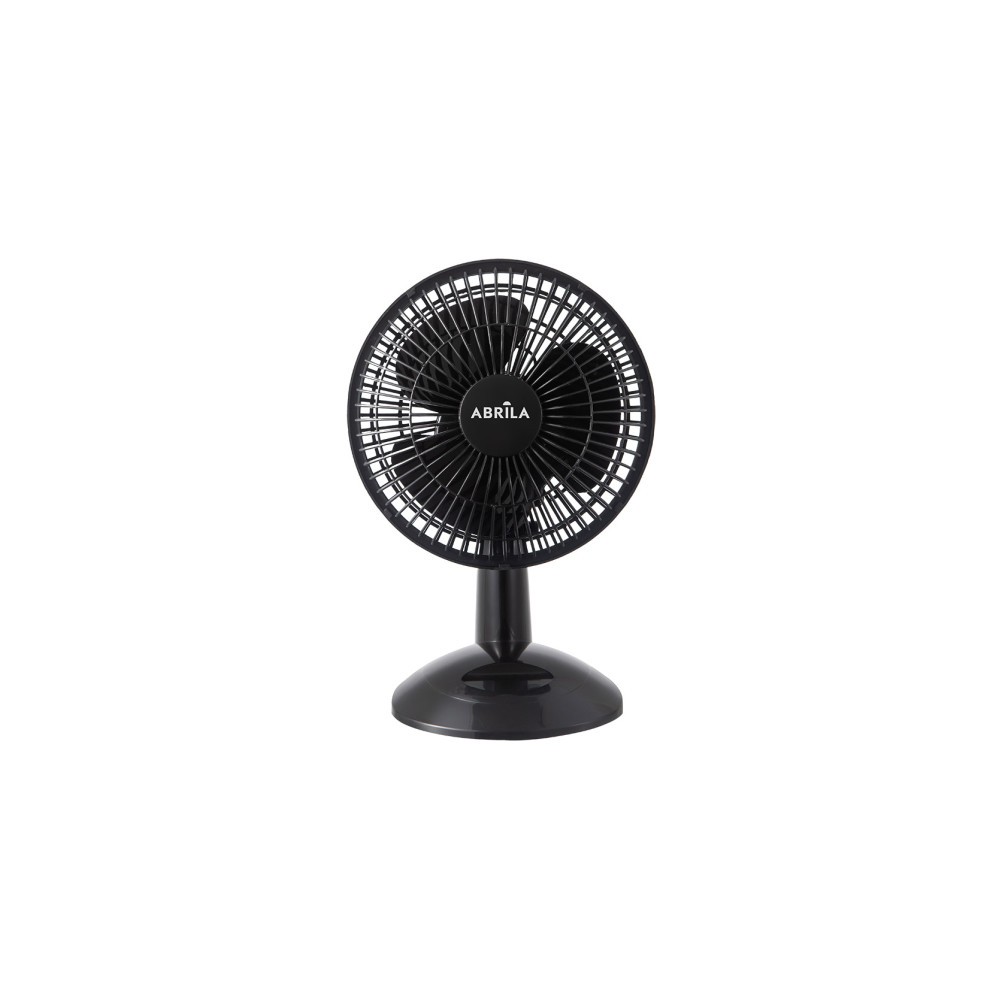 Ventilador Sobremesa Pizarro Mini Negro 2vel 20w  Orientable 27x20x15cm