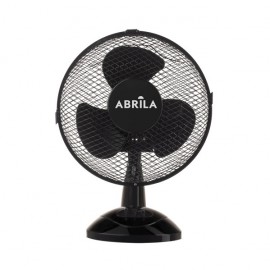 Fan Supermesa Pizarro Pequeña Noir 2 vitesses 25w Orientable Fix et tournant 36x27x17cm