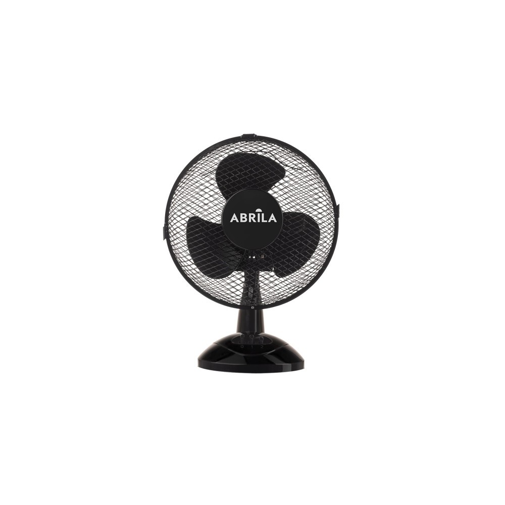 Fan Supermesa Pizarro Pequeña Noir 2 vitesses 25w Orientable Fix et tournant 36x27x17cm