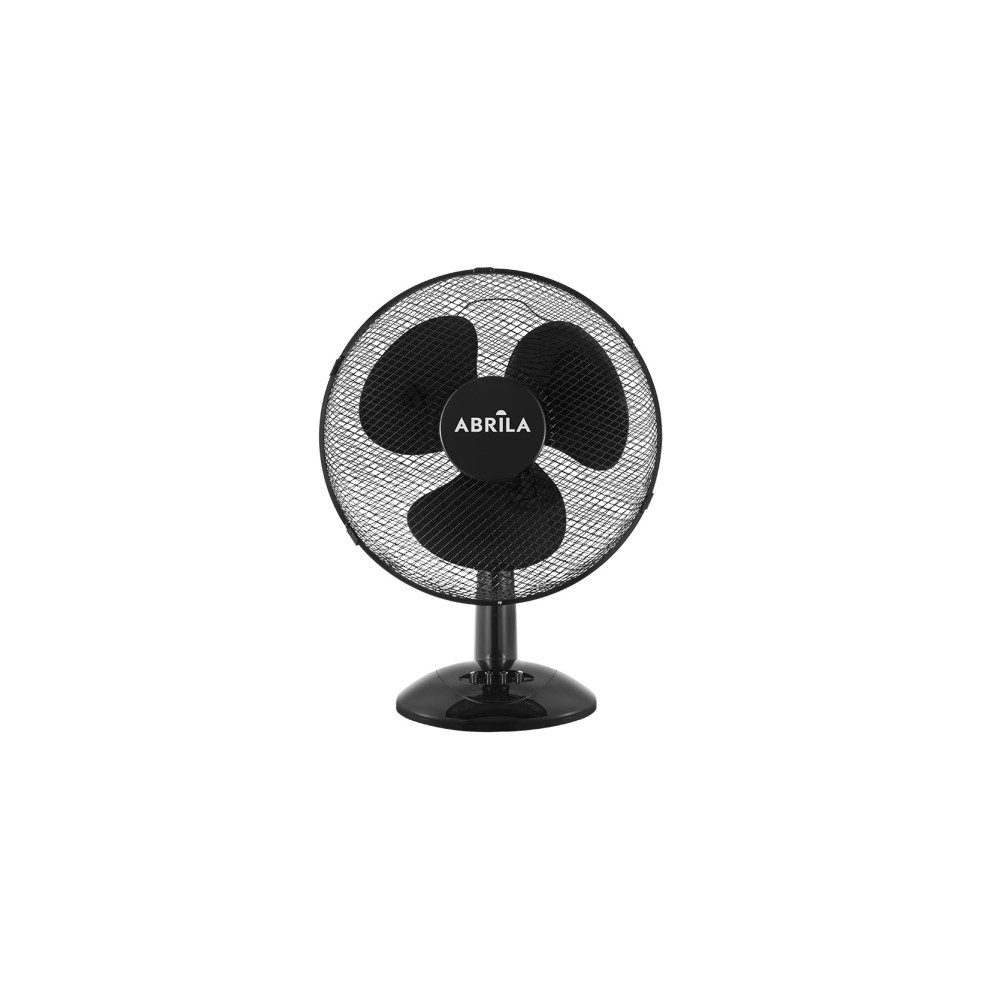 Ventilador Sobremesa Pizarro Grande Negro 3velocidades 40w  Orientable Fijo Y Rotatorio 52x41x25cm