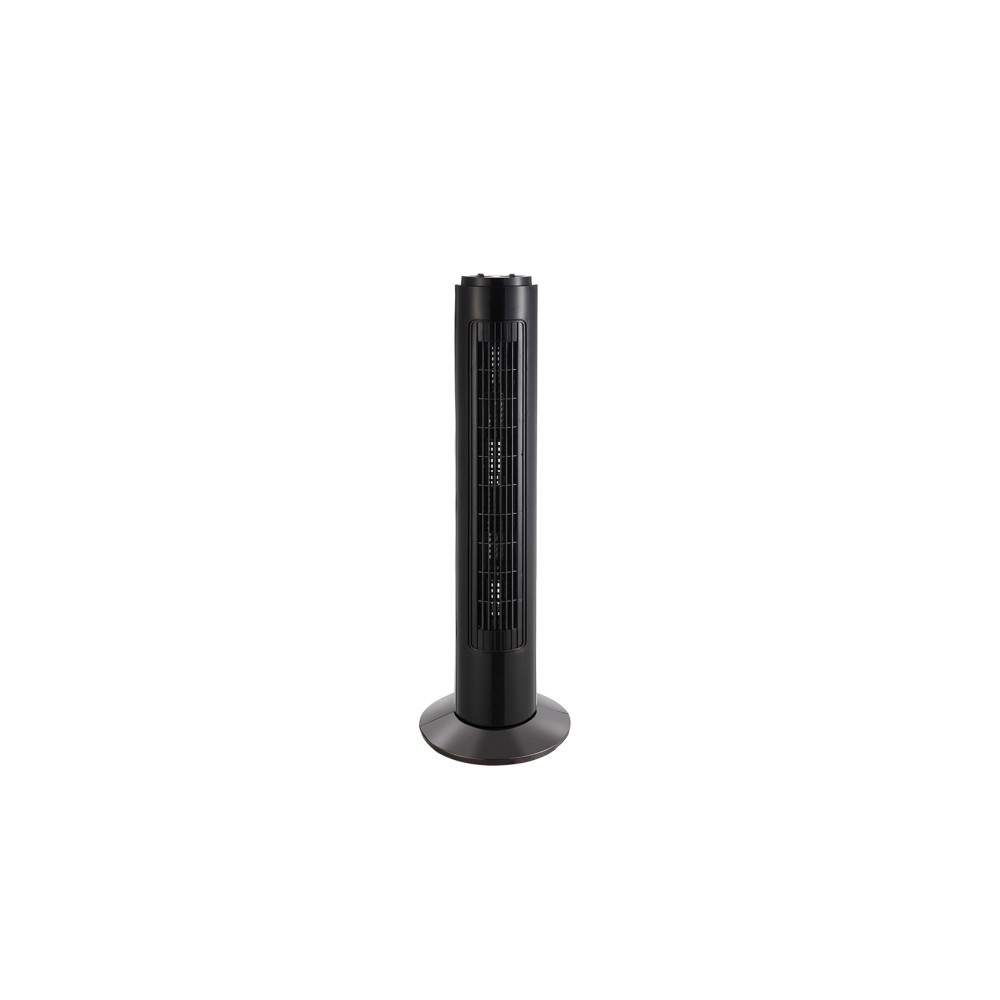 Ventilador De Torre Cuco Negro 3velocidades 50w Temporizador Rotatorio 78x22x22 Cm