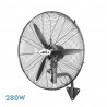 Ventilator Pared Indust.bow Black 3speed 280w 3 Asps Fixed and Revolving 90x81x30cm