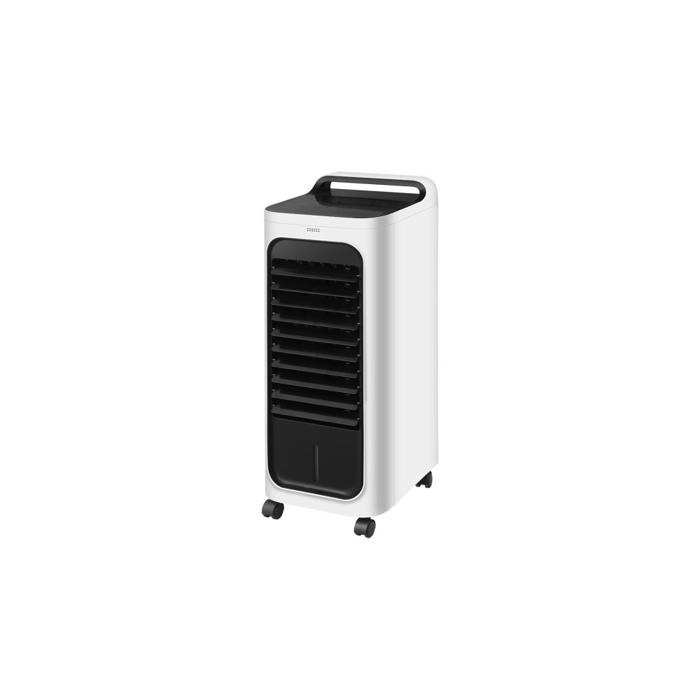 Climatizador Evaporativo Dakar Blanco/negro 80wfrio/2000w Calor 3vel 6l Humificador.acum.frio 66,5x25,5x28,5cm