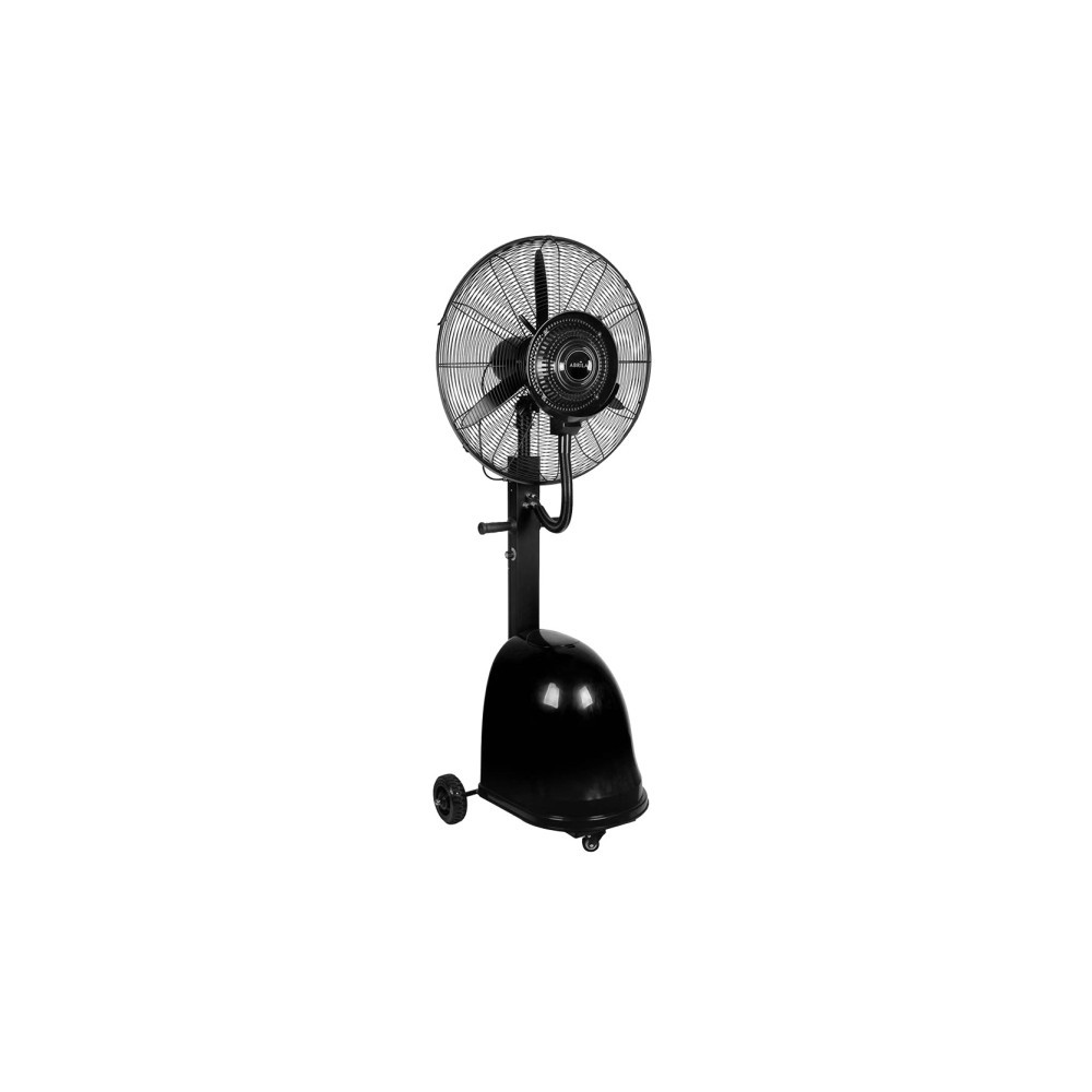 Ventilateur brumisateur sur pied Napoleon noir 1 vitesse 260 W 3 pales 175 x 65 x 55 cm Réservoir d'eau 49 L Rotatif