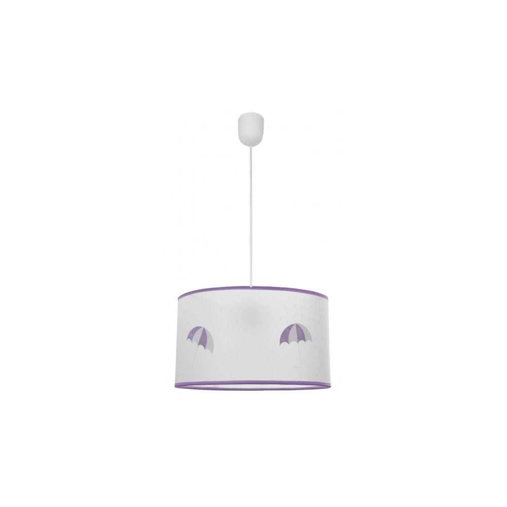 Pendentif pluie 1xe27 Lilas Regx30d