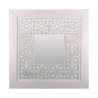 Miroir carré blanc en treillis modèle VECTOR70
