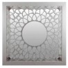 Promocion en espejo circular decorativo VECTOR con marco cuadrado