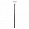 Lampe solaire Ra 6w 6500k Sensor Crepuscul. Gris Ip44 Court Switch 200x26d
