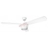 134cm CEOS ceiling fan with LED light, remote control, 3 transparent blades, akunadecor.