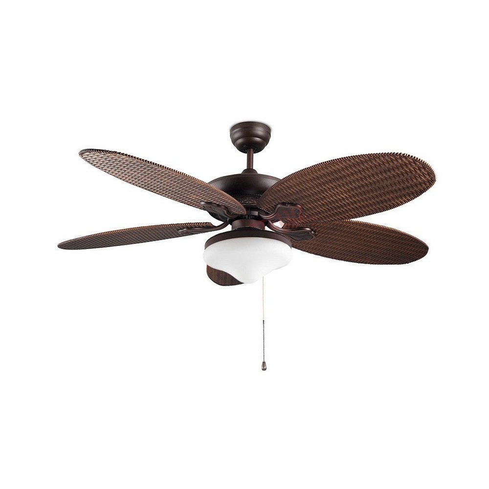 KIT LUCE per ventilatore da soffitto modello PHUKET finitura marrone