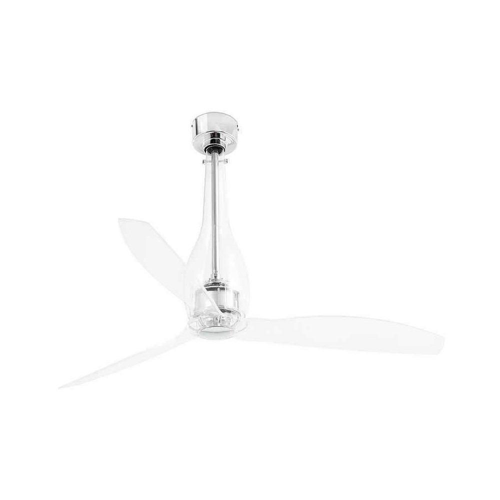 Ventilateur de toit transparent Eterfan sans lumière, moteur Faro DC