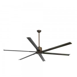 Ventilatore da soffitto Andros marrone, motore DC senza luce FARO