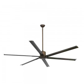 Ventilatore da soffitto Andros marrone, motore DC senza luce FARO