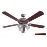 Ventilateur de plafond SALOU, 132 cm et 3 lumières.