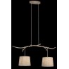 Lampada 2 Luci SABINA SERIES FINISH Similpelle legno