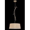 Lampe 1 Lumière - Grand SERIE SABINA BACKED Imitation de bois