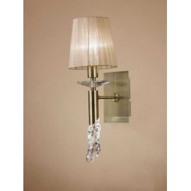 Applicare 1 Luce TIFFANY SERIES FINITURA OTTONE ANTICO