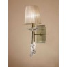 Applicare 1 Luce TIFFANY SERIES FINITURA OTTONE ANTICO