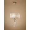 Lampe 3 Lumières TIFFANY SERIES ANTIQUE FINISH Laiton