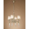 Lampada 4 Luci TIFFANY SERIES ANTIQUE FINISH Ottone