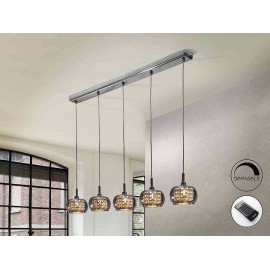 Lampara lineal ARIAN Schuller 5 luces DIMABLE