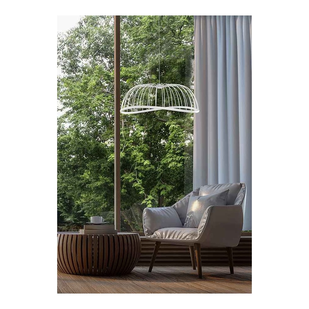 Lampada modello CELESTE in nero con MANTRA led
