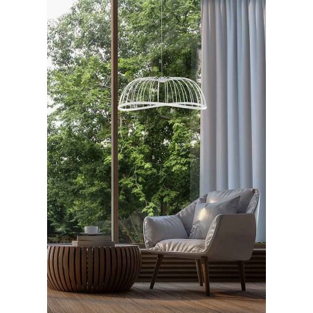 Lampada modello CELESTE in nero con MANTRA led