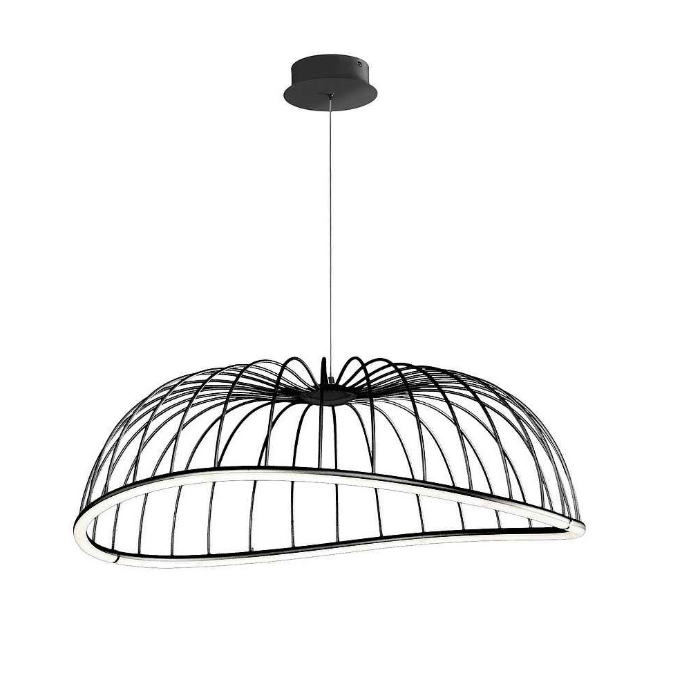Model lamp CELESTE in black with LED MANTRA